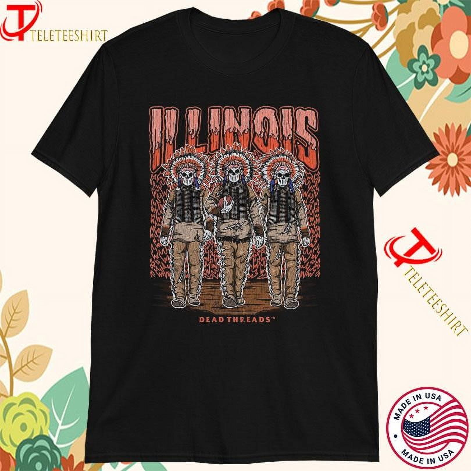 Illini Football Dead Threads Tshirts