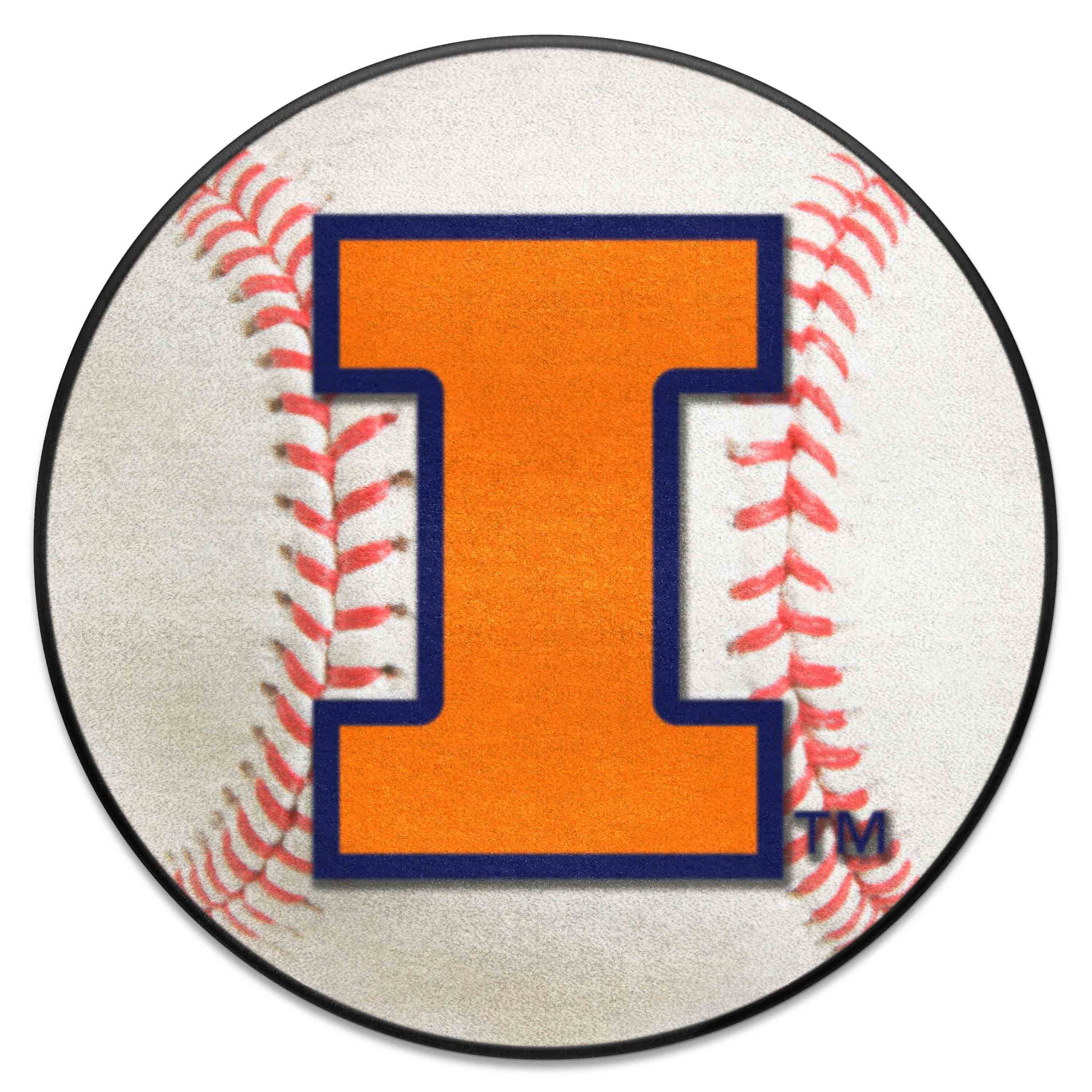 Illinois Baseball Mat 27" diameter