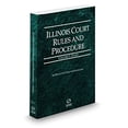 thumbnail image 1 of Pre-Owned Illinois Court Rules and Procedure - State, 2016 ed. (Vol. I, Illinois Court Rules) (Paperback) 0314680551 9780314680556, 1 of 1