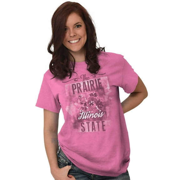 Illinois Cute State Flower Souvenir Women's Plus Size Graphic Tee Brisco Brands 3X