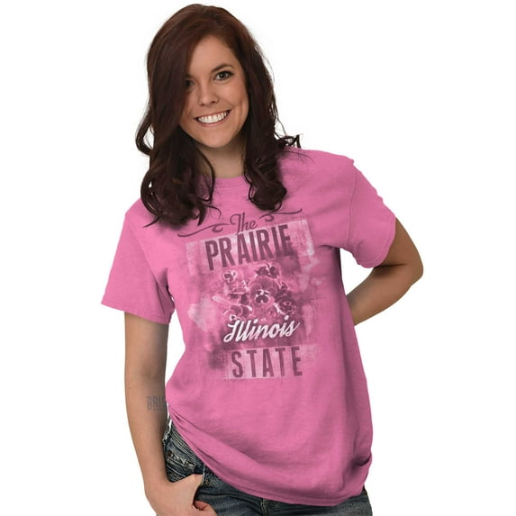 Illinois Cute State Flower Souvenir Women's Plus Size Graphic Tee Brisco Brands 3X