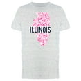 thumbnail image 1 of Illinois Dotted Map Ts Tee Men's -Image by Shutterstock, 1 of 2