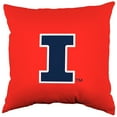 thumbnail image 1 of Illinois Fighting Illini 16 inch Reversible Decorative Pillow, 1 of 4