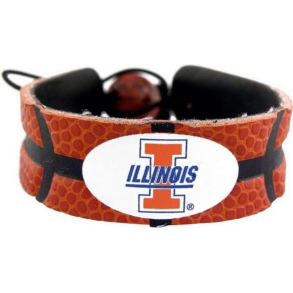 Caseys 7731400340 Illinois Fighting Illini Bracelet - Classic Basketball