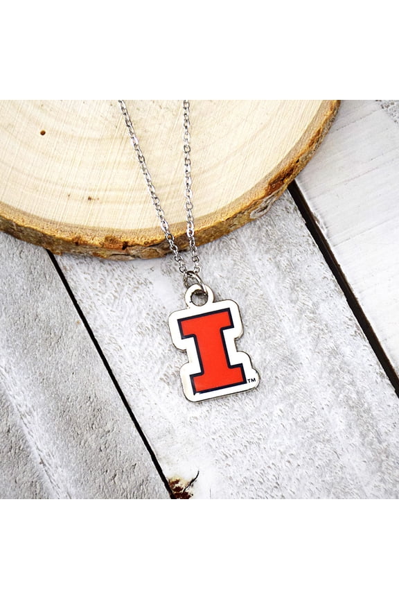 Fan Frenzy Gifts Illinois Fighting Illini Officially Licensed Fan Necklace