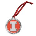 thumbnail image 1 of Illinois Fighting Illini Logo Ornament, 1 of 1