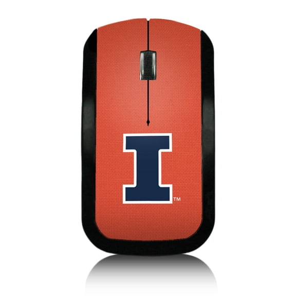 Illinois Fighting Illini Solid Design Wireless Mouse