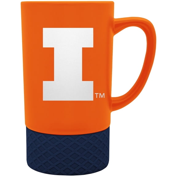 Illinois Fighting Illini Team Logo 16oz. Laser Etched Jump Mug