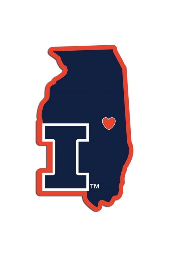 Illinois Home State Decal (F)