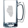 thumbnail image 1 of Illinois Home States Etched 25oz Beer Mug, 1 of 1