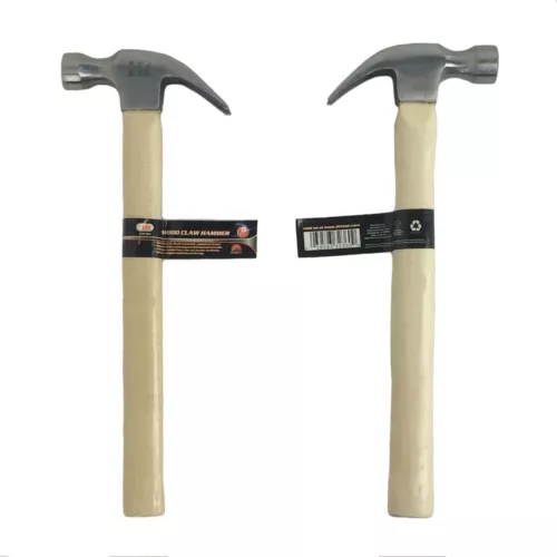 Illinois Industrial Tool Wood Claw Hammer - 11", 8 Oz Item #32360, Lot Of (2)