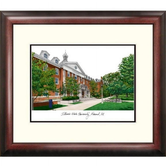Illinois State Alumnus Framed Lithograph
