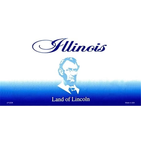 Illinois State Background Blanks Flat- Automotive License Plates Blanks for Customizing