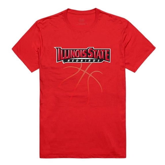Illinois State Basketball Mens Tee - Red - 2XL