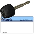 thumbnail image 1 of Illinois State Blank Novelty Metal Key Chain KC-2511 3" x 1.5" Key Chain (KC), 1 of 1