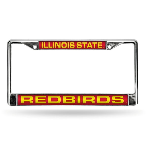Illinois State NCAA Redbirds Chrome Metal License Plate Frame Holder