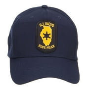 Illinois State Police Patched Cap - Navy OSFM