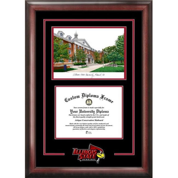 Illinois State Redbirds 8.5" x 11" Spirit Graduate Frame with Campus Image