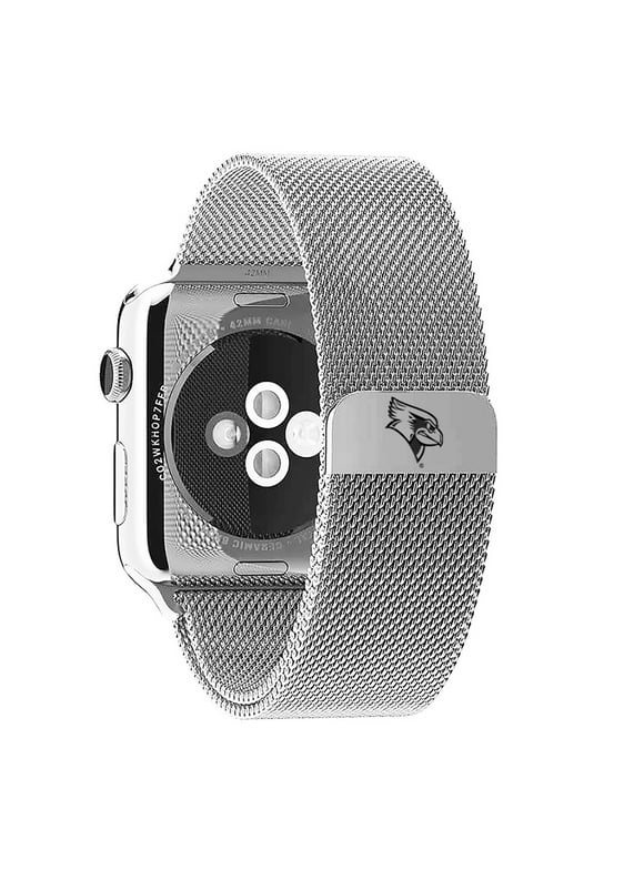 Illinois State Redbirds Stainless Steel Band for Apple Watch - 42mm