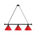thumbnail image 1 of Illinois State University 3 Shade Billiard Light with Black Fixture, 1 of 5