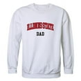 thumbnail image 1 of Illinois State University Dad Crewneck T-Shirt, White - Large, 1 of 1