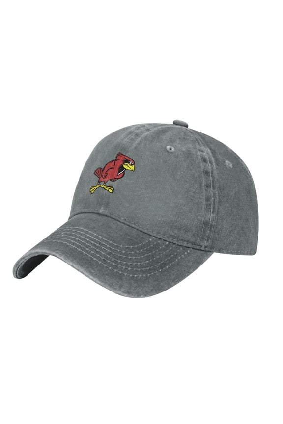 Illinois State University Logo Hat Adjustable Baseball Cap Cotton Cowboy Hat, Fashionable For Man Woman
