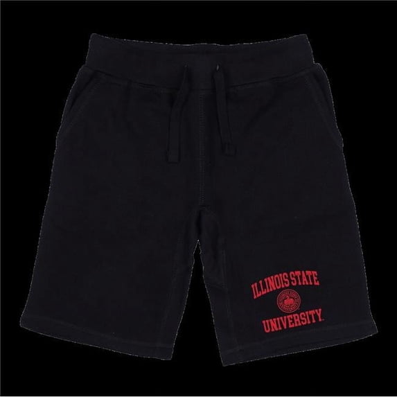 Illinois State University Redbirds Seal Shorts, Black - Medium