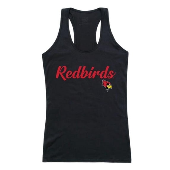 Illinois State University Womens Script Tank Top, Black - 2XL