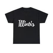 Illinois Unisex Graphic Tee Shirt, Sizes S-5XL