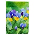 thumbnail image 1 of Illinois Violet in Watercolor House Flag 28 in x 40 in, 1 of 5
