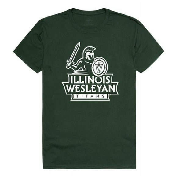 Illinois Wesleyan University Titans the Freshmen T-Shirt, Forest Green - 2XL