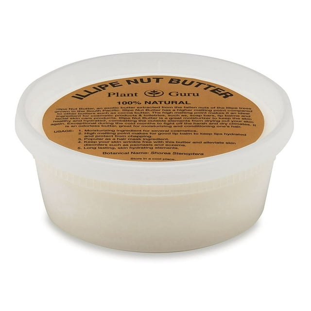 Illipe Nut Butter 8 oz 100 Pure Raw Natural Cold Pressed For Skin