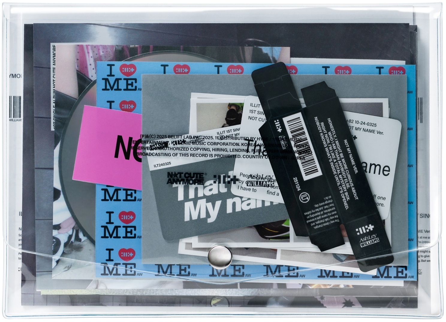 Illit 1st Single Album NOT CUTE ANYMORE NOT MY NAME Ver CD 