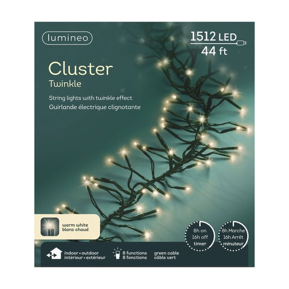 Illumax Lumineo Cluster Twinkle String Light Set - Pack of 1