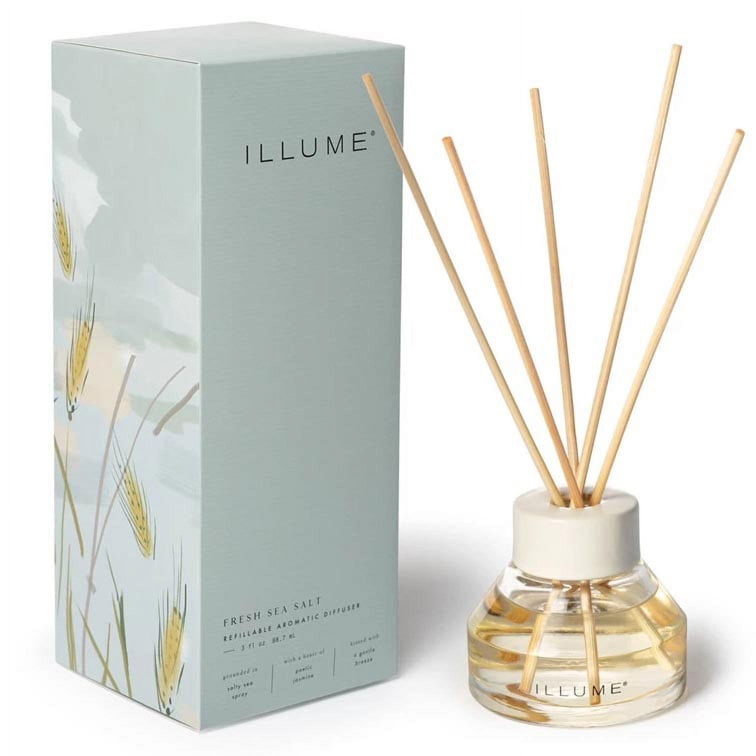 Fresh Sea Salt Reed Diffuser with White Ceramic Collar