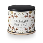 Illume Soy Wax Midnight Pumpkin Scented Tin Candle - 11.8 oz