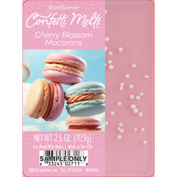 IllumiScents CHERRY BLOSSOM MACARONS WAX MELT