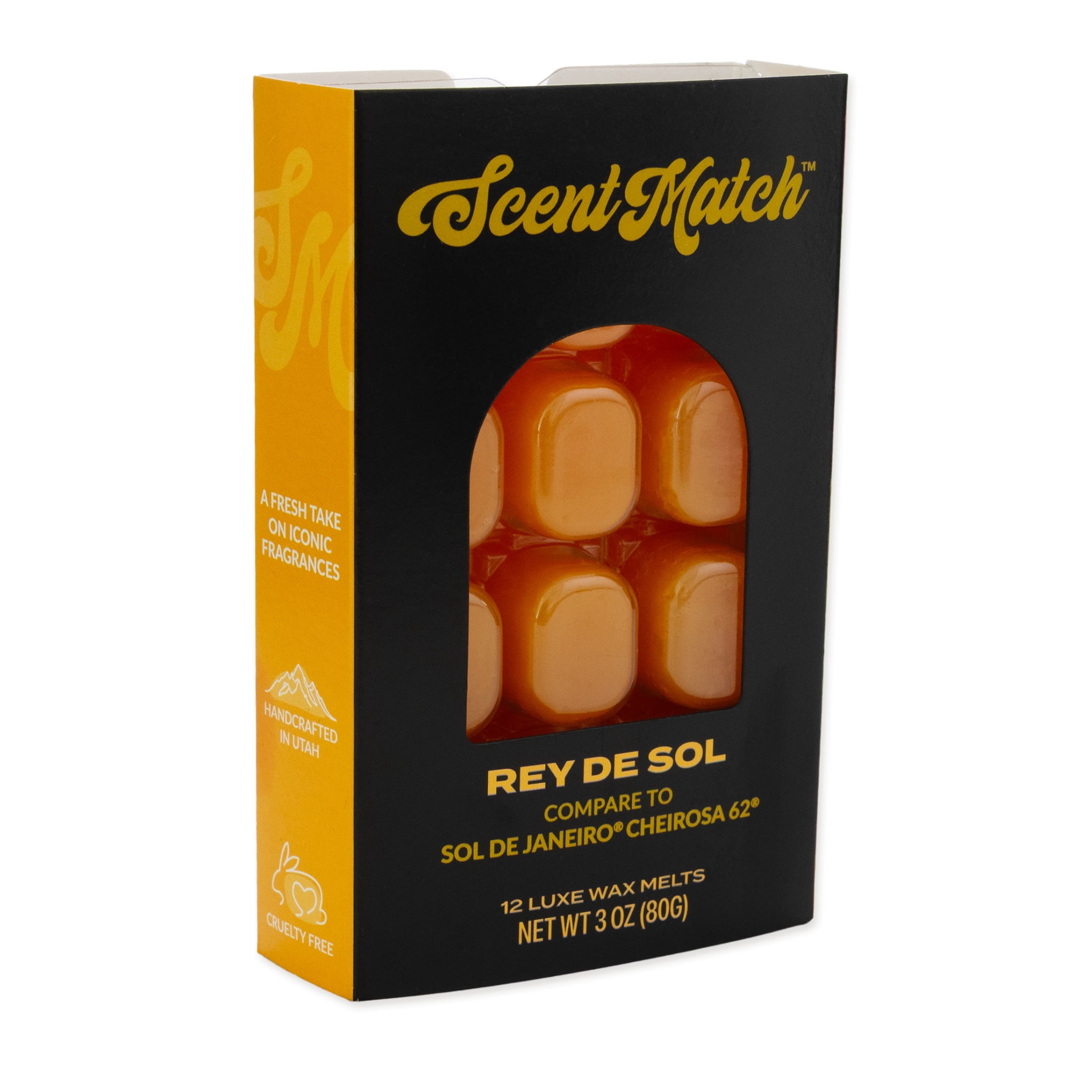 IllumiScents ScentMatch, 3 oz Wax Melts, Rey De Sol (Compare to: Sol De Janeiro - Cheirosa 62)