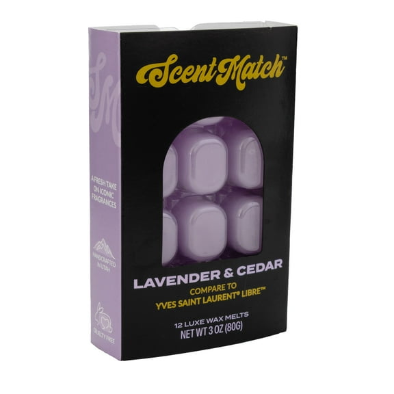 IllumiScents ScentMatch 3 oz Wax Melts Lavender & Cedar (compare to: Yves Saint Laurent - Libre)