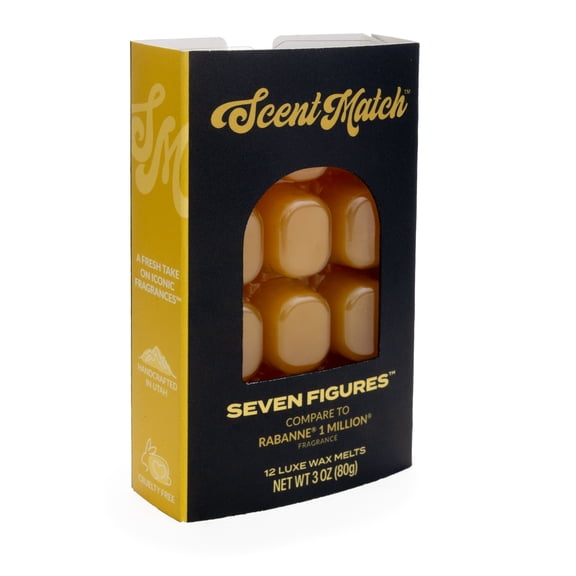 IllumiScents ScentMatch, 3 oz Wax Melts, Seven Figures (Compare to: Paco Rabanne® One Million™)