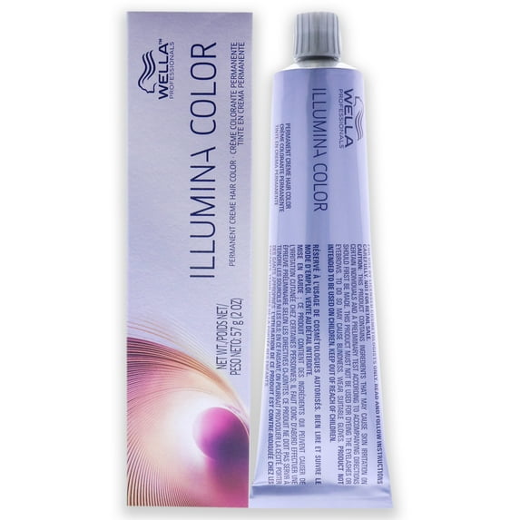 Illumina Color Permanent Creme Hair Color - 8 38 Light Blonde-Gold Pearl by Wella for Unisex - 2 oz Hair Color