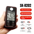 thumbnail image 1 of Illuminance Meter,Color Temperature Tester Precise Meter 0.5-300000lux Led Test Meter, 1 of 5