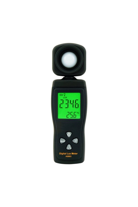 Illuminance Meter, Light Meter, Digital , Handheld Ambient Temperature Measuring Instrument, Ambient Light Sensor, Solar Power Detector, ,High Precision