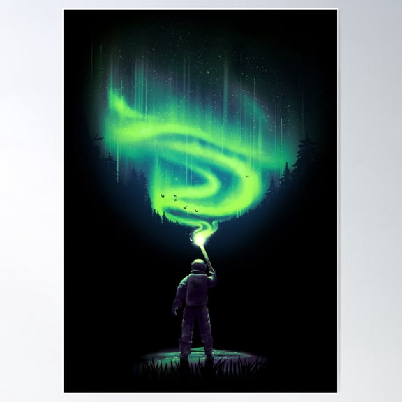 Illuminate Aurora Poster, 8x12 UNFRAMED
