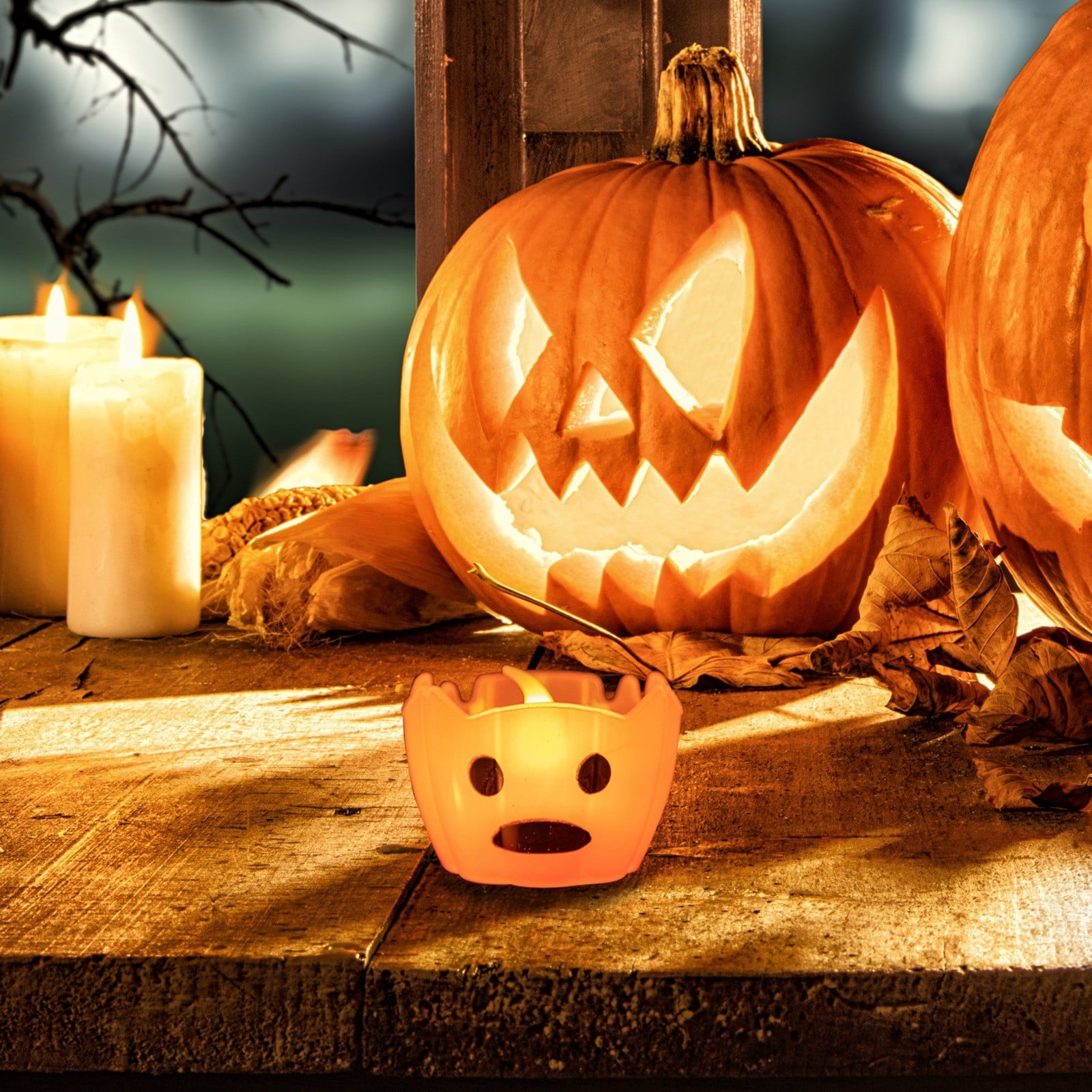 Illuminate Your Hauntingly Celebration: Pumpkin Lights With LED ...
