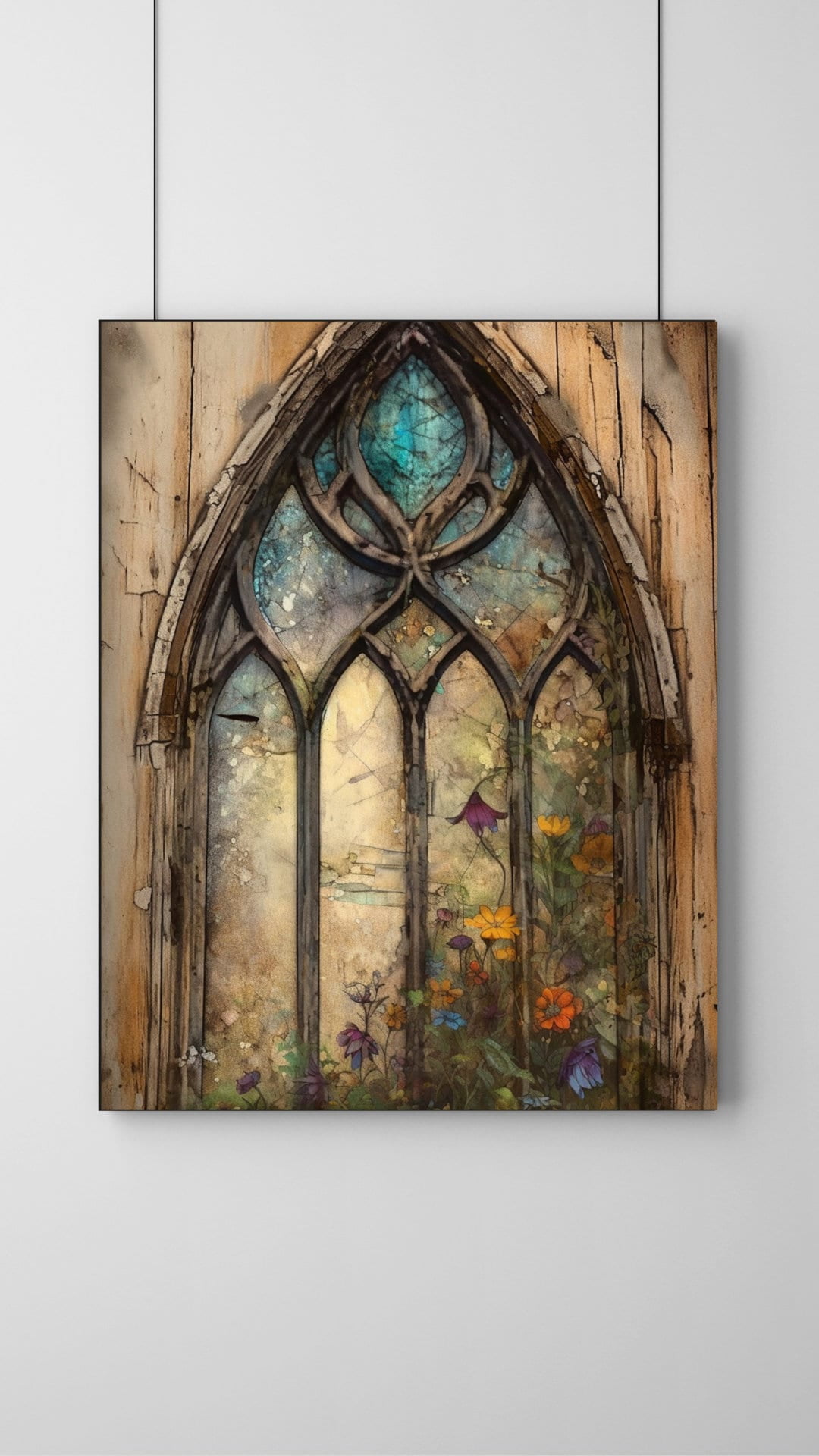 Illuminated Impressions Stained Glass Canvas Wall Art