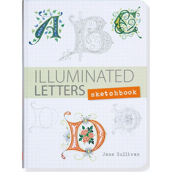 Peter Pauper Illuminated Letters Sketchbook: 6.25 x 8.25in