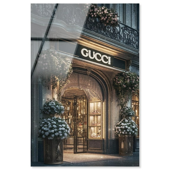 Illuminated Luxury Store Acrylic Fashion Art Print by Art Remedy, Ready to Hang, 10 x 15