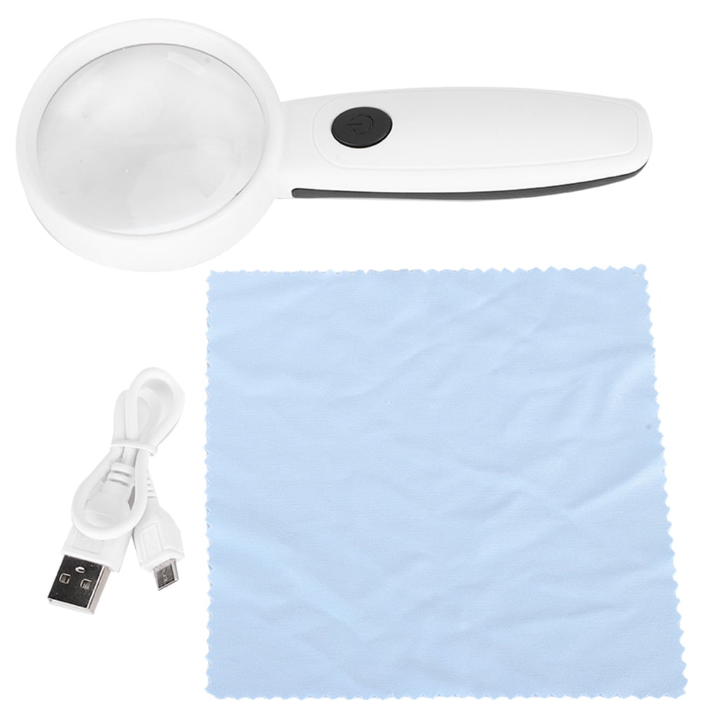 Illuminated Magnifier With Compact Design, Ergonomic Handle For Skin ...