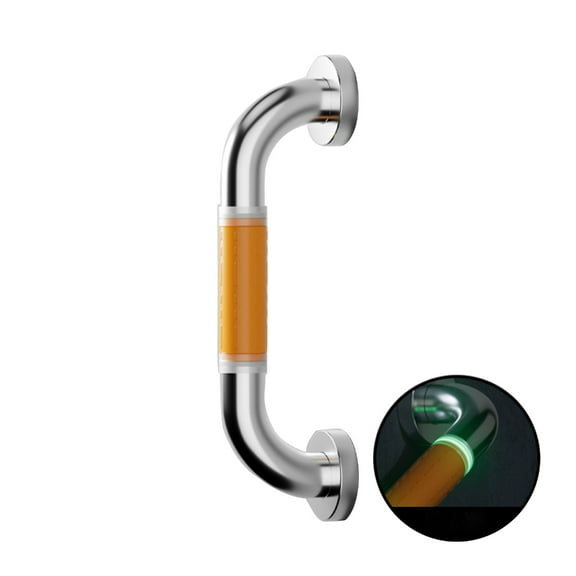 Illuminated Non-Slip Bathroom Support Bar Grab Enhancing Safety in the Toilet